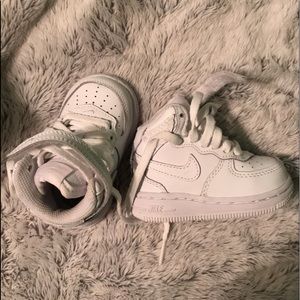 Size 3C baby Air Force ones